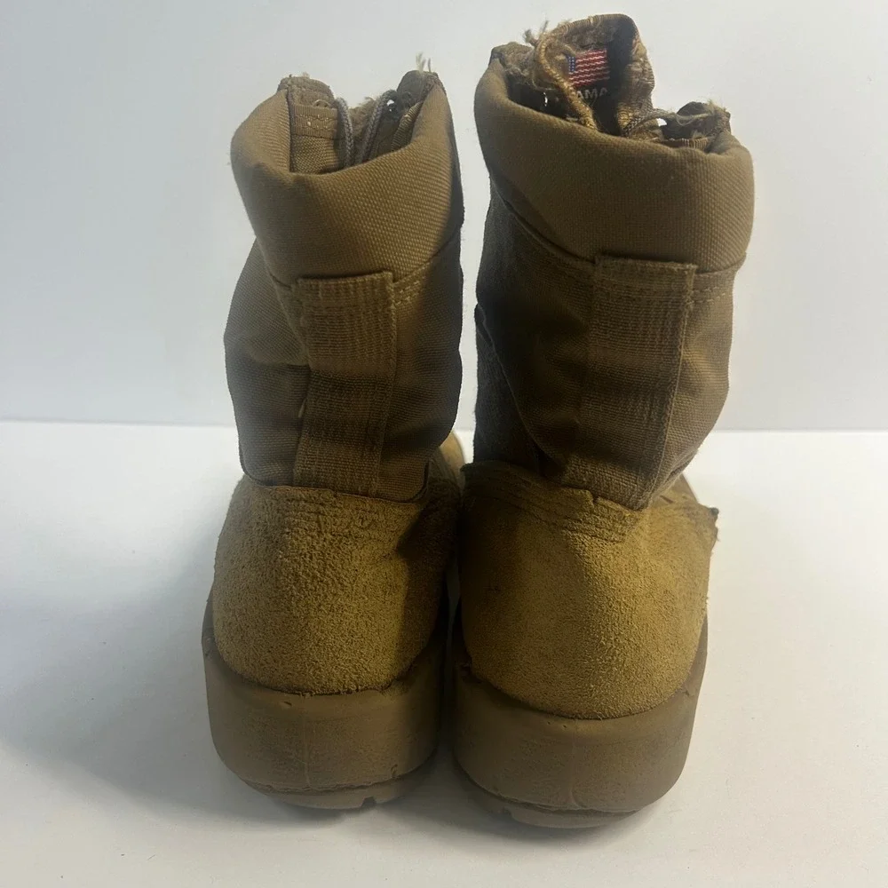 Altama Combat Boots Tan Men Size 8 Tactical Military Suede Vibram Sole 5010